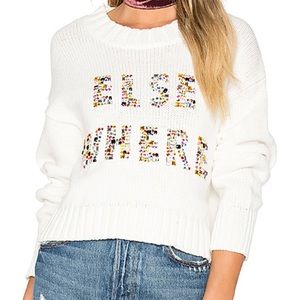 🎉HP Wildfox Elsewhere Chunky Cropped Sweater Lg